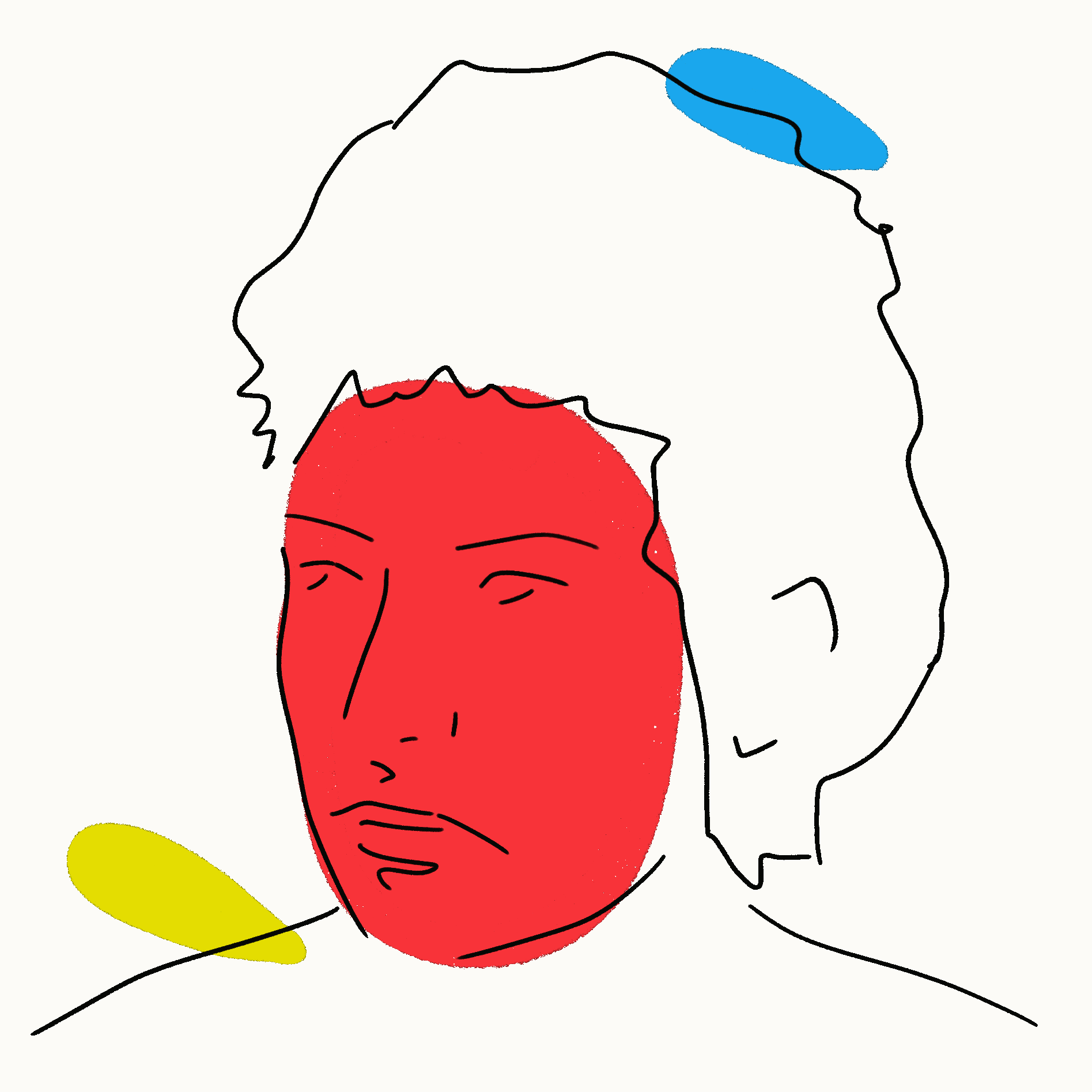 An illustration of Bob Dylan.